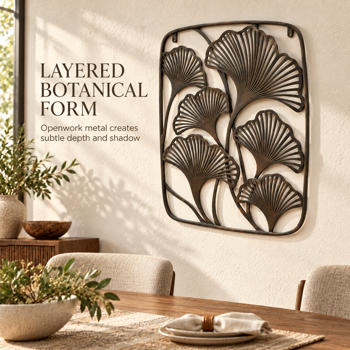 Botanical Shadow Panel