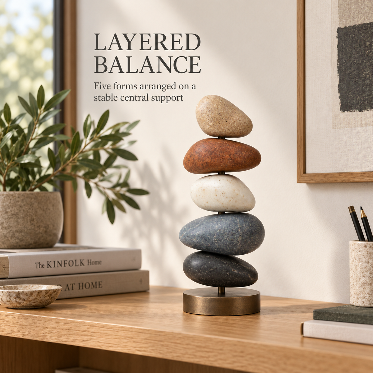 Balanced Pebble Totem