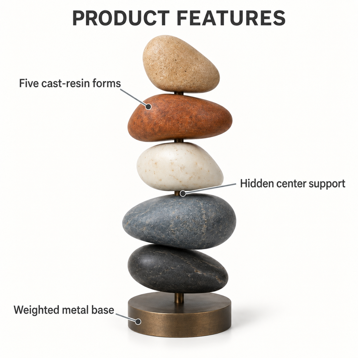 Balanced Pebble Totem
