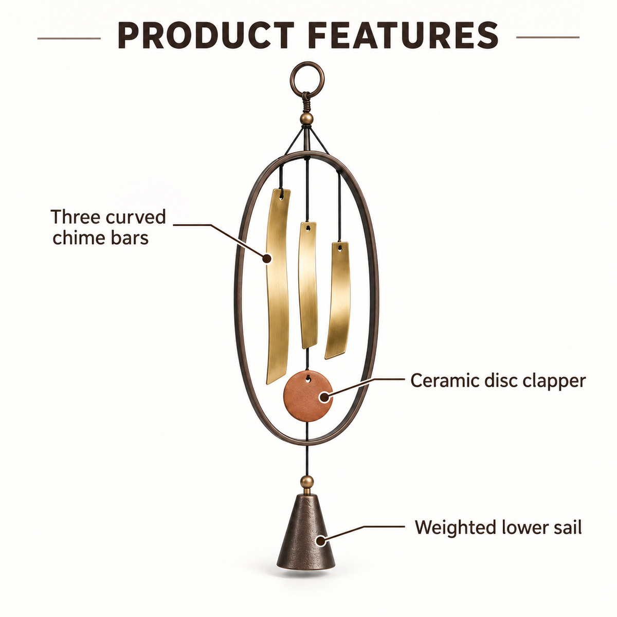 Orbit Bell Wind Chime