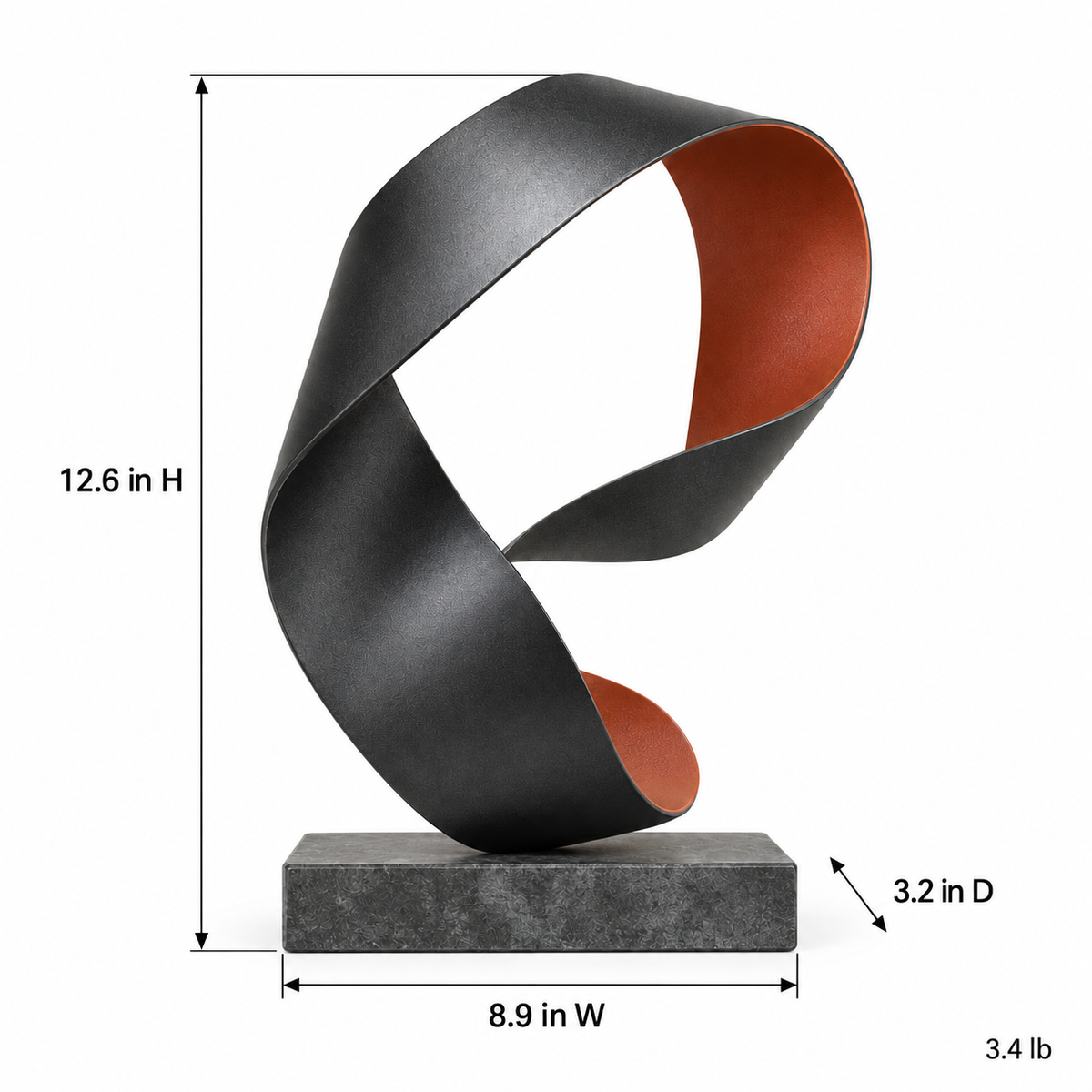 Folded Ribbon Sculpture