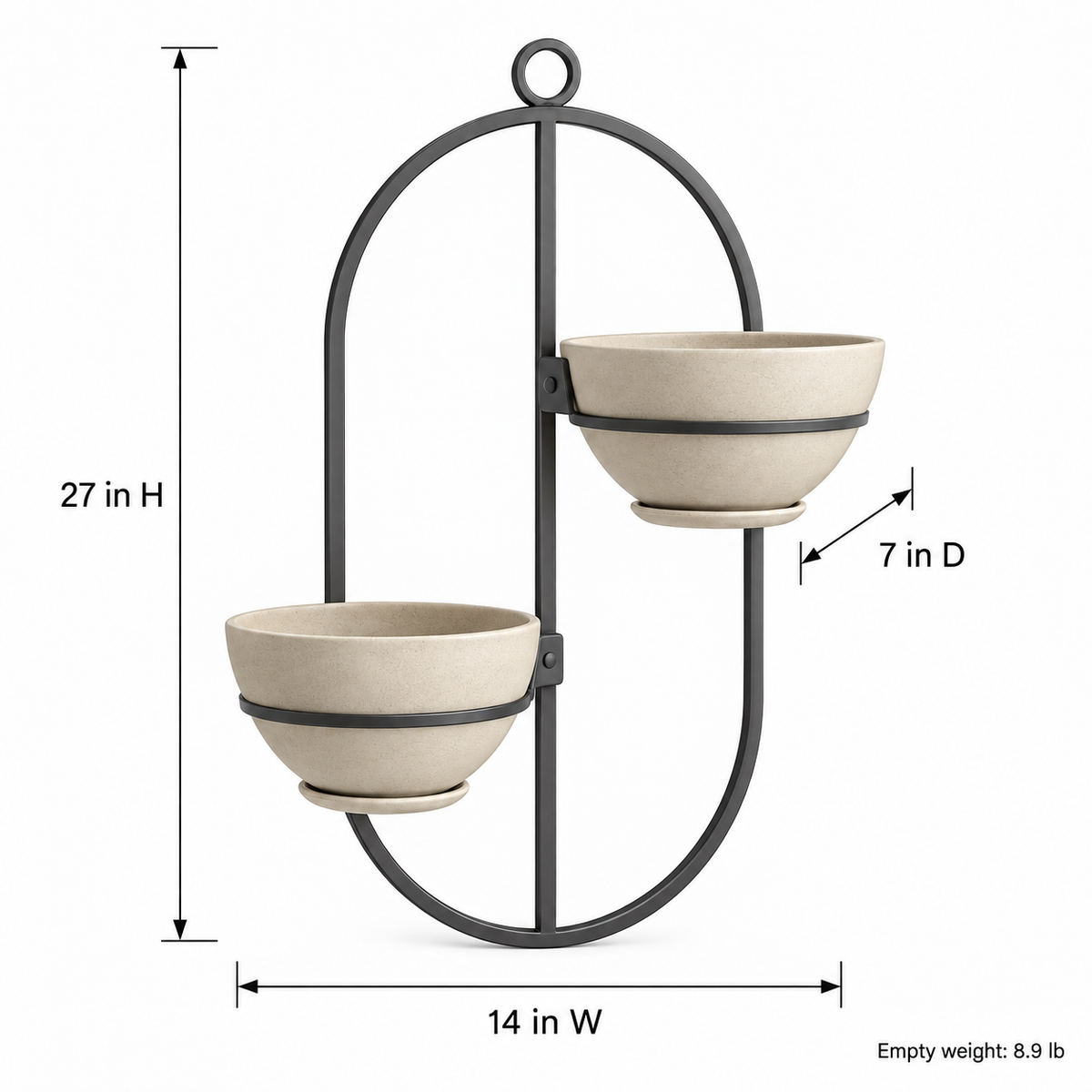 Halo Pocket Hanging Planter