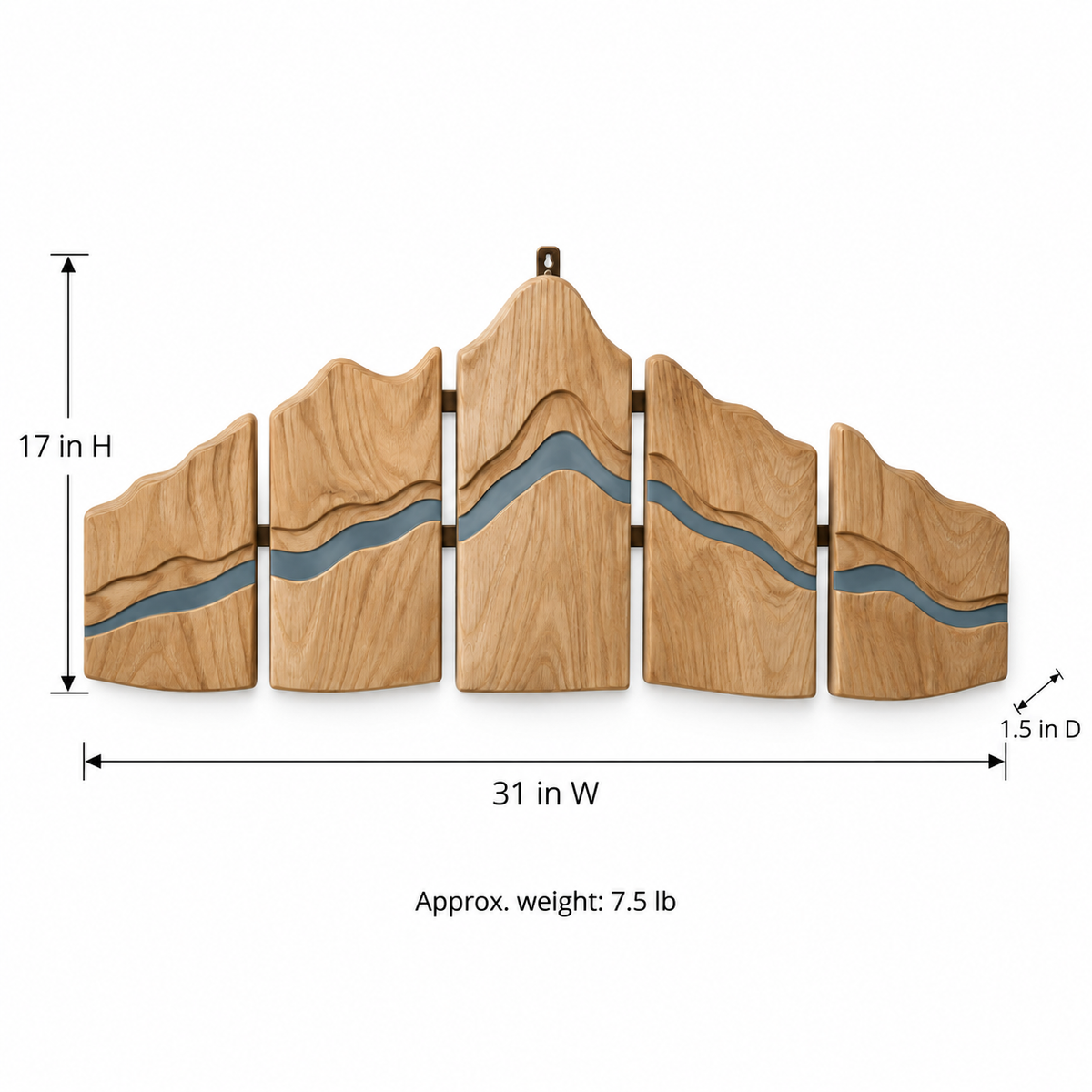 Layered Ridge Wall Hanging